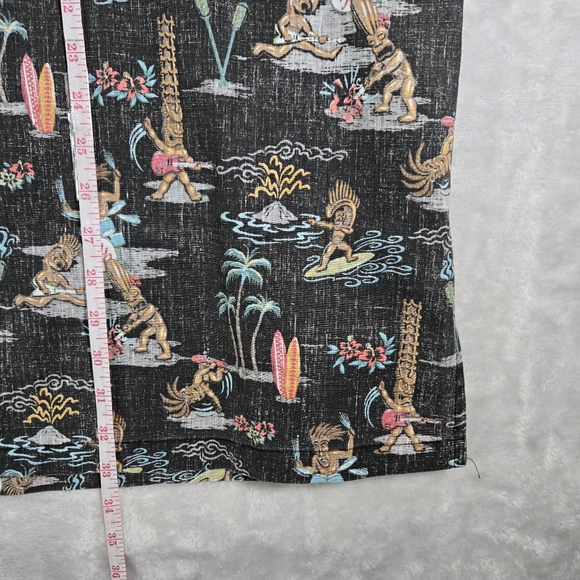 Reyn Spooner Tiki Dudes Hawaiian Shirt Mens XXL 2XL Classic Fit Button Limited - Picture 8 of 10